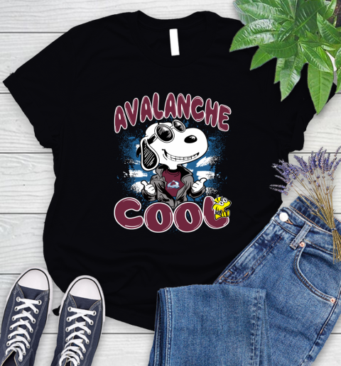 NHL Hockey Colorado Avalanche Cool Snoopy Shirt Women's T-Shirt