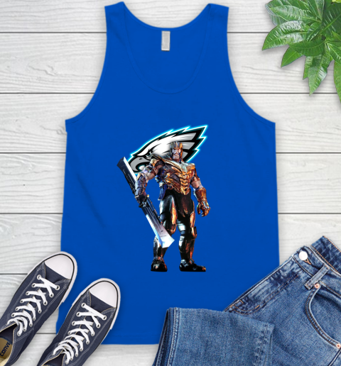 NFL Thanos Gauntlet Avengers Endgame Football Philadelphia Eagles Tank Top 5