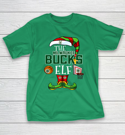 Milwaukee Bucks Christmas ELF Funny NBA