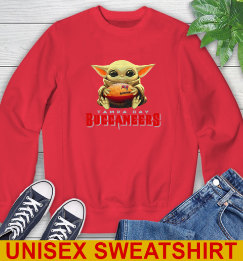 NFL Football Tampa Bay Buccaneers Baby Yoda Star Wars Shirt Sweatshirt 10