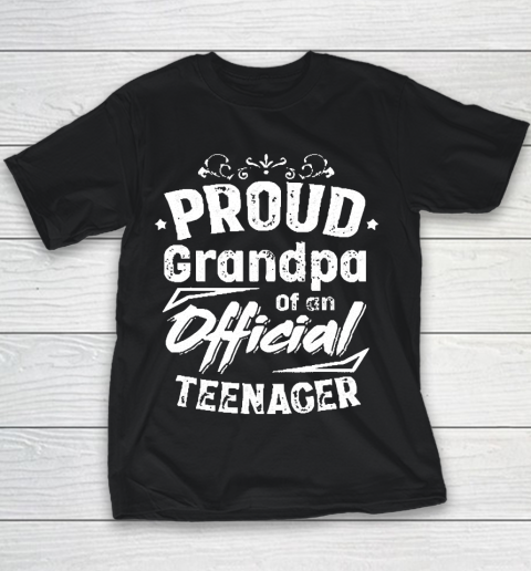 Grandpa Funny Gift Apparel  Proud Grandpa Of An Official Nager Father's Youth T-Shirt