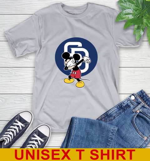 San Diego Padres MLB Baseball Dabbing Mickey Disney Sports T-Shirt 6