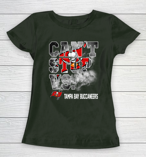 NFL Tampa Bay Buccaneers Can't Stop Vs Women's T-Shirt 4