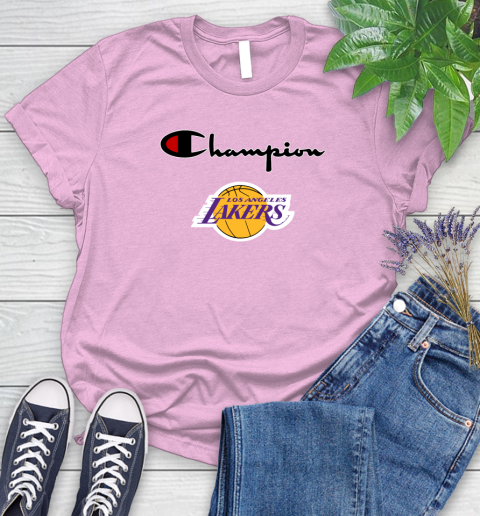 NBA Basketball Los Angeles Lakers Champion Shirt Women's T-Shirt 8