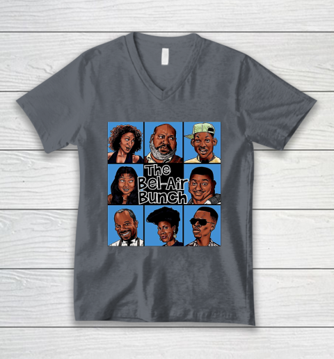 The Bel Air Bunch Fresh Prince Of Bel Air V-Neck T-Shirt 4