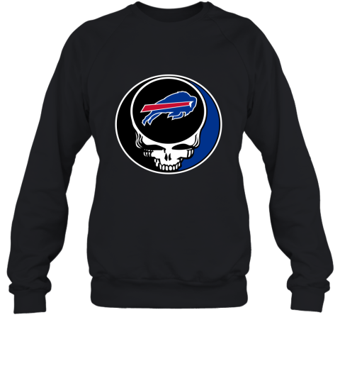 NFL Buffalo Bills Grateful Dead Rock Band Football Sports VntOvpk8FAX sweatshirt 35 95 151514 front black