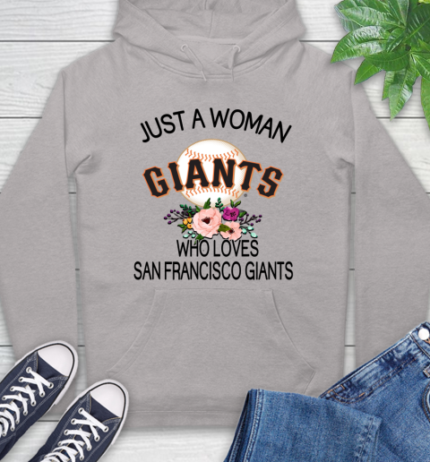 MLB Just A Woman Who Loves San Francisco Giants Baseball Sports Hoodie 10