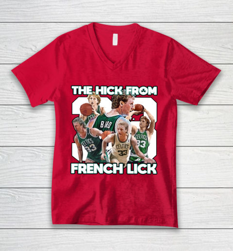 33 The Hick From French Lick V-Neck T-Shirt 6