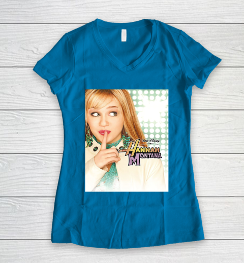 Hannah Montana Women's V-Neck T-Shirt 5
