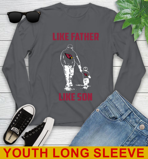 Arizona Cardinals NFL Football Like Father Like Son Sports Youth Long Sleeve 9