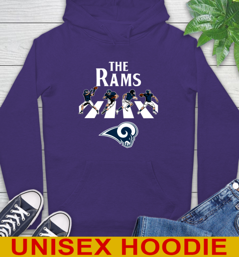 NFL Football Los Angeles Rams The Beatles Rock Band Shirt Hoodie 5