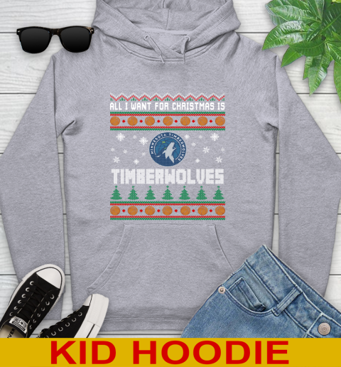 NBA Basketball All I Want For Christmas Is Minnesota Timberwolves 133