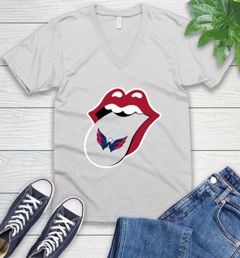 Washington Capitals NHL Hockey Lips I Root For My Team Adoring Fan 49