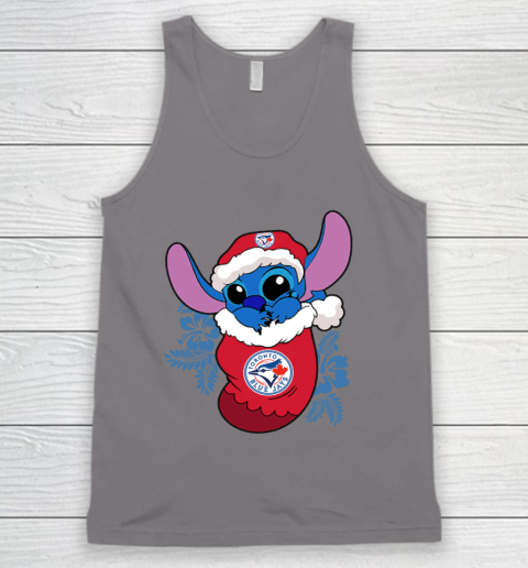 Toronto Blue Jays Christmas Stitch In The Sock Funny Disney MLB Tank Top 7