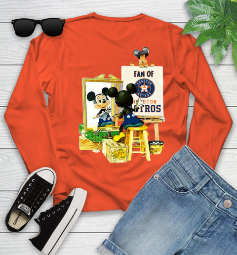MLB Baseball Houston Astros Mickey Drawing Shirt 115