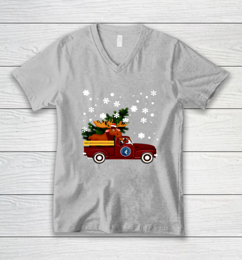 Minnesota Timberwolves Bring Christmas Home NBA V-Neck T-Shirt 3