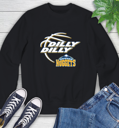 NBA Denver Nuggets Dilly Dilly Basketball Sports Sweatshirt 2