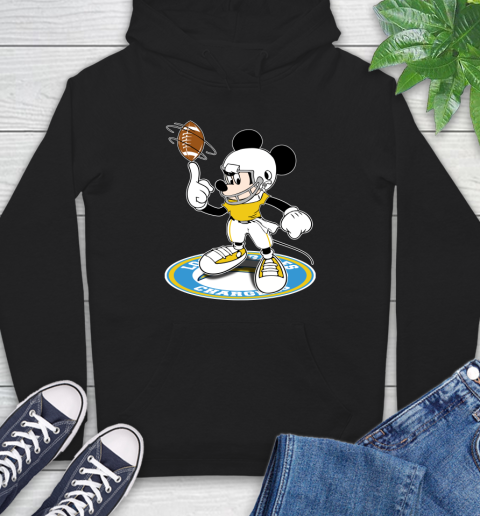 NFL Football Los Angeles Chargers Cheerful Mickey Disney Shirt Hoodie