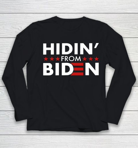 Hidin' From Biden Youth Long Sleeve