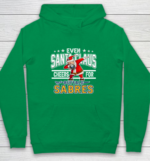 Buffalo Sabres Even Santa Claus Cheers For Christmas NHL Youth Hoodie 4