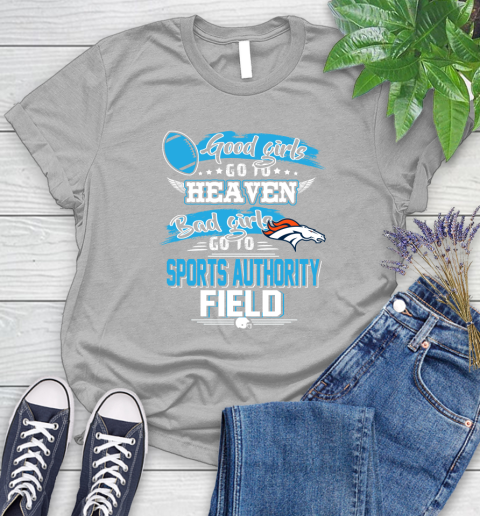 Denver Broncos NFL Bad Girls Go To Sports Authority Field Shirt Women's T-Shirt 5