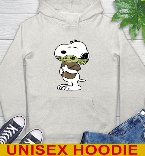 Snoopy Hugging Baby Yoda Shirt 24