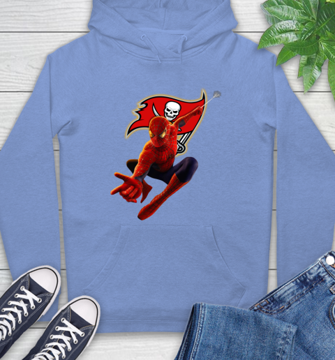 NFL Spider Man Avengers Endgame Football Tampa Bay Buccaneers Hoodie 11