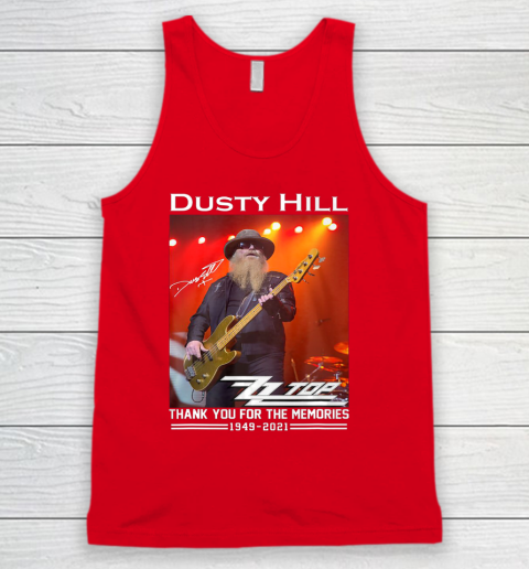 Dusty Hill Thank You For Memories Tank Top 5