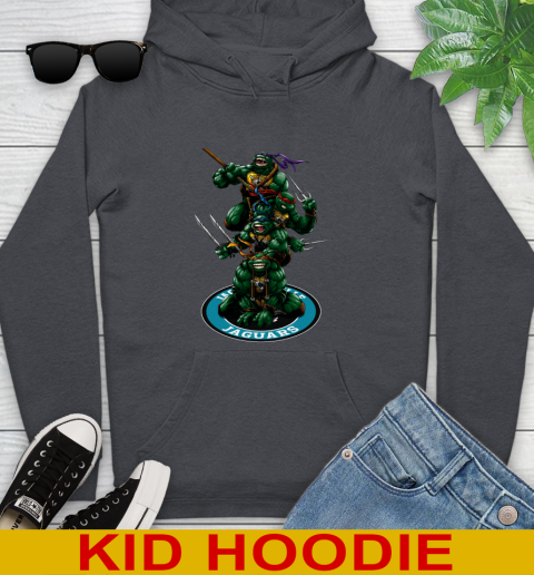 NFL Football Jacksonville Jaguars Teenage Mutant Ninja Turtles Shirt Youth Hoodie 9