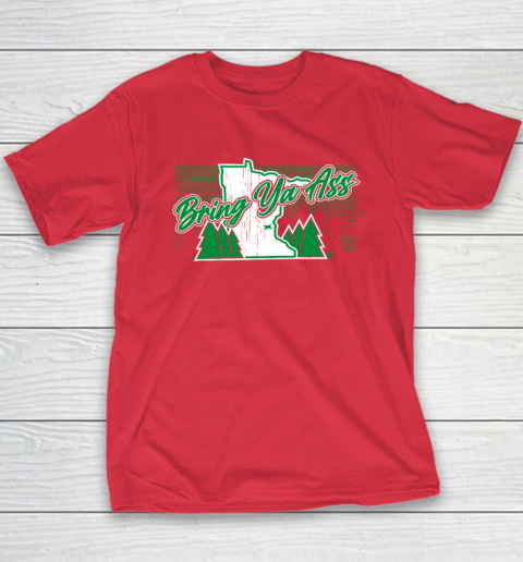 Bring Ya Ass  Minnesota Basketball Youth T-Shirt 7