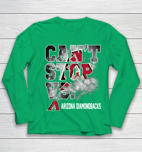MLB Arizona Diamondbacks Baseball Can't Stop Vs Arizona Diamondbacks Youth Long Sleeve 4