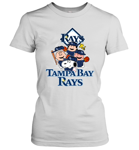 MLB Tampa Bay Rays Snoopy Woodstock The Peanuts Movie Baseball T