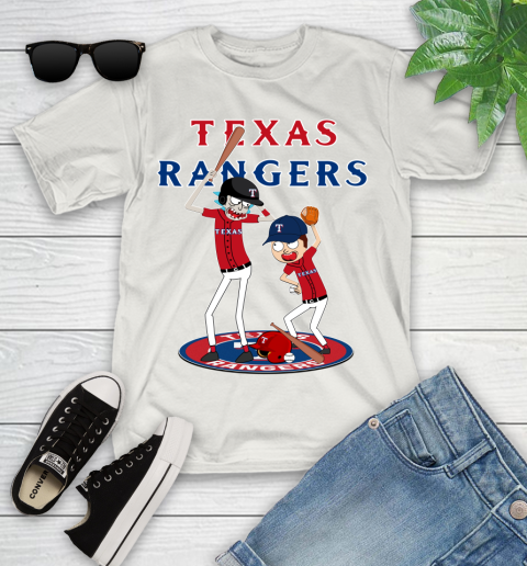 MLB Texas Rangers Rick And Morty Baseball 114
