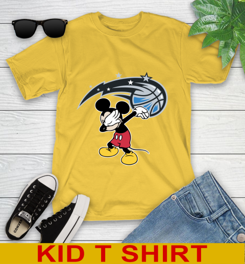 Orlando Magic NBA Basketball Dabbing Mickey Disney Sports Youth T-Shirt 8