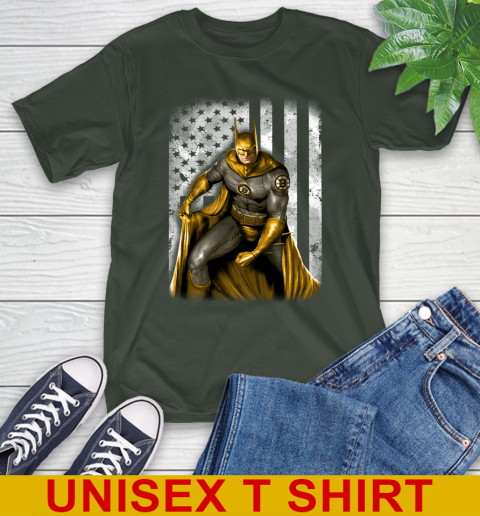 Boston Bruins NHL Hockey Batman DC American Flag Shirt T-Shirt 6
