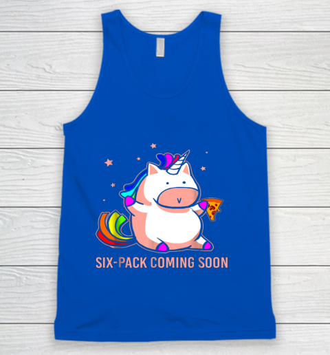 Unicorn Six Pack Funny Cute Shirt Coming Soon Fat Unicorn Tank Top 4