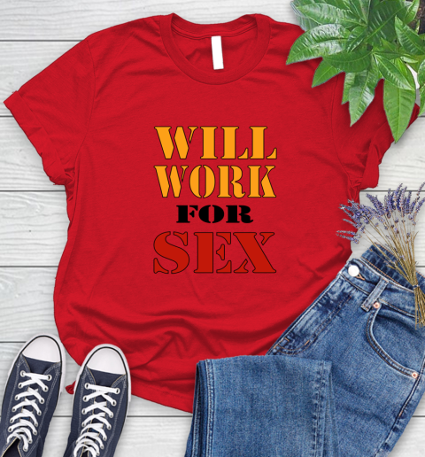 Miley Cyrus Will Work For Sex Women's T-Shirt 9