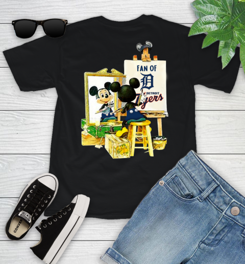 MLB Baseball Detroit Tigers Mickey Drawing Shirt 94