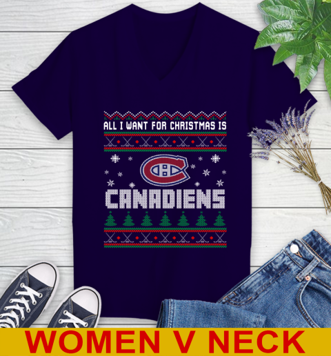 Montreal Canadiens NHL Hockey All I Want For Christmas Is My Team Sports 75