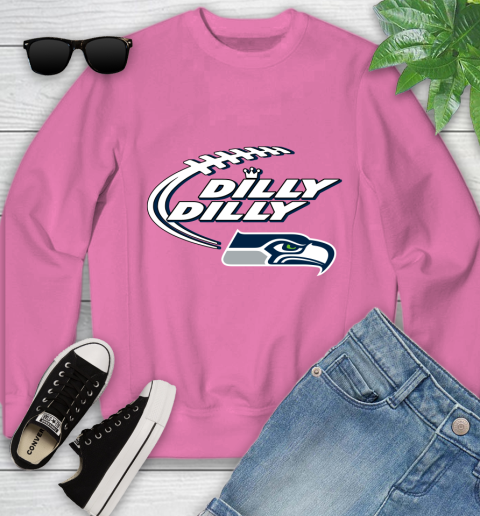 NFL Seattle Seahawks Dilly Dilly Football Sports Youth Sweatshirt 7