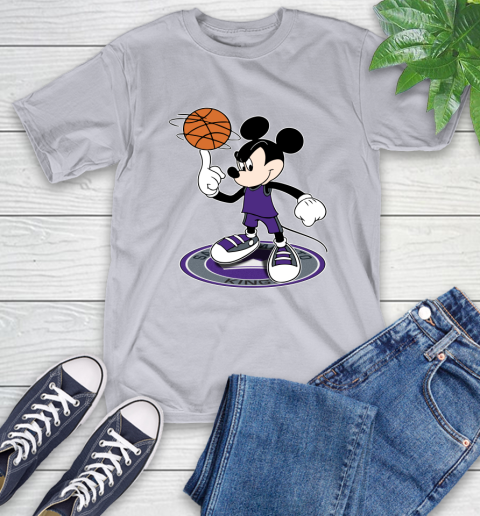 NBA Basketball Sacramento Kings Cheerful Mickey Disney Shirt T-Shirt 6