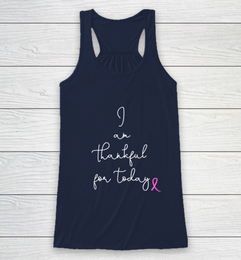 Womens Fighting Breast Cancer Product Gift Battling Through Chemo Racerback Tank 8