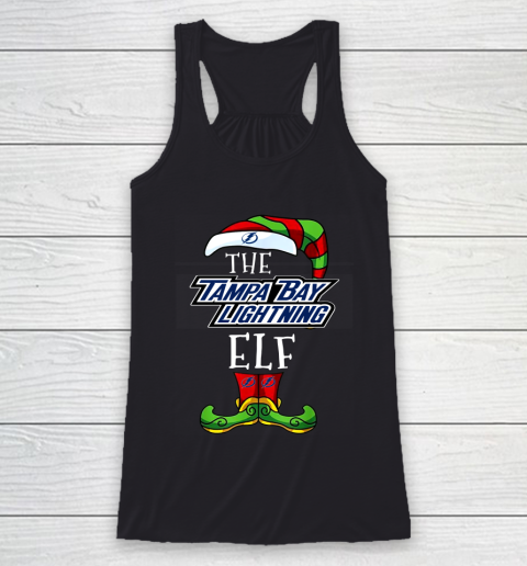 Tampa Bay Lightning Christmas ELF Funny NHL Racerback Tank