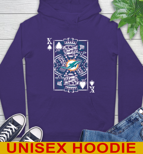 Miami Dolphins NFL Football The King Of Spades Death Cards Shirt Hoodie 5