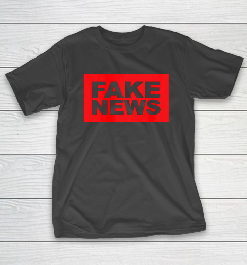 Funny fake news network political protest T-Shirt