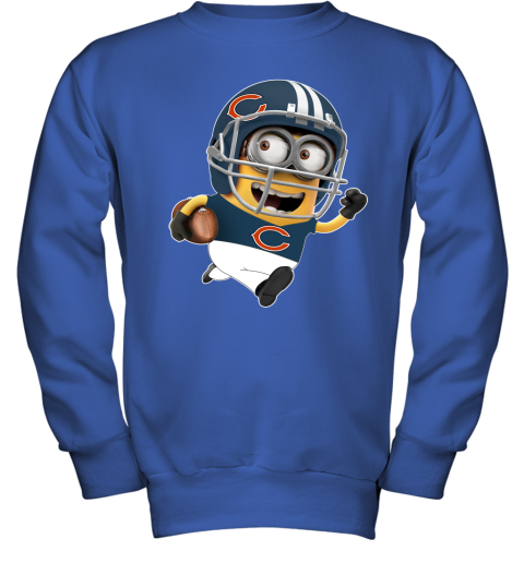 Buy the Mens Blue Chicago Bears Long Sleeve Football NFL Pullover