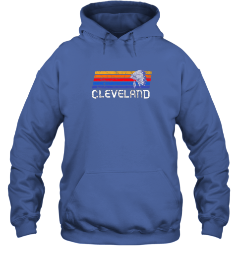 jxzm retro cleveland shirt native american baseball skyline hoodie 23 front royal