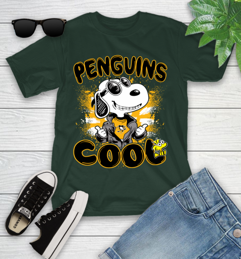 NHL Hockey Pittsburgh Penguins Cool Snoopy Shirt Youth T-Shirt 5 NHL Hockey Pittsburgh Penguins Cool Snoopy Shirt Youth T-Shirt - Image 5