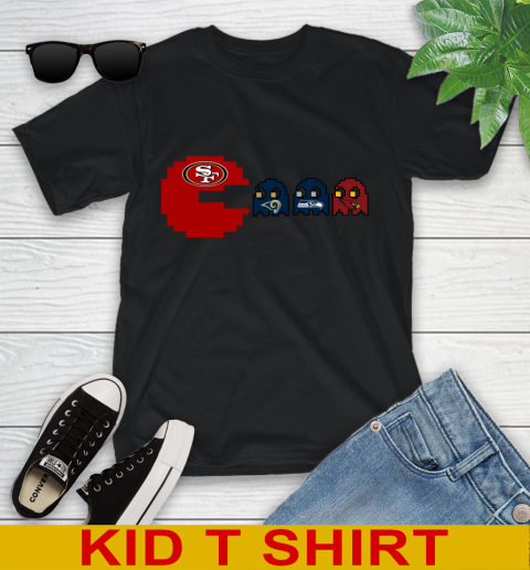 San Francisco 49ers NFL Football Pac Man Champion Youth T-Shirt 2