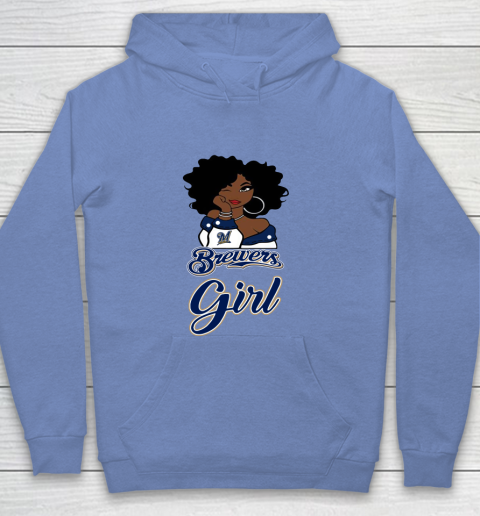 Milwaukee Brewerss Girl MLB Youth Hoodie 10